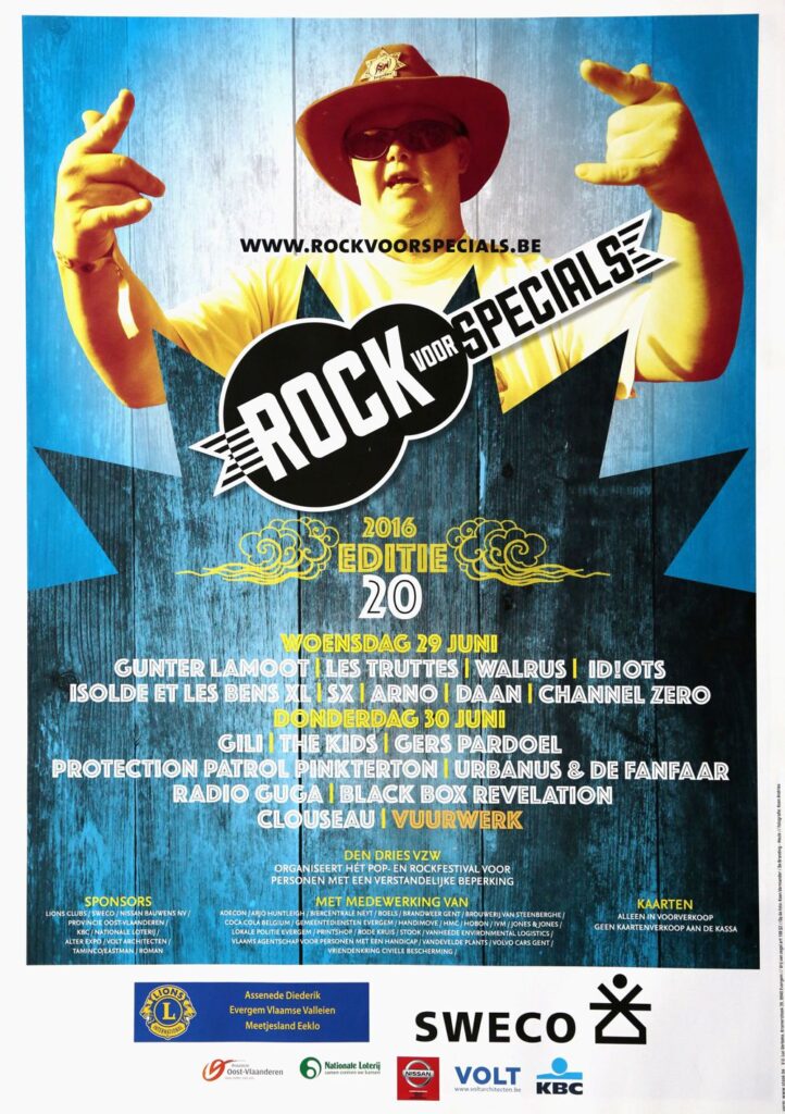 affiche Rock voor Specials 2016